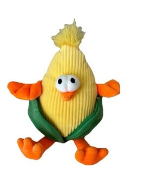 Way To Celebrate Chicken Corn Plush Easter Stuffed Animal Toy 10” NEW!